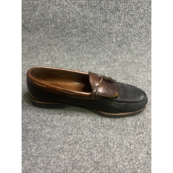 Allen Edmonds NASHUA Loafer 13 D Black Brown $325 - Picture 6 of 8
